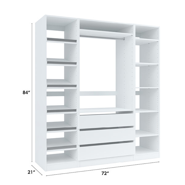 Closet & CO South Dakota Closet System WalkIn Sets Wayfair